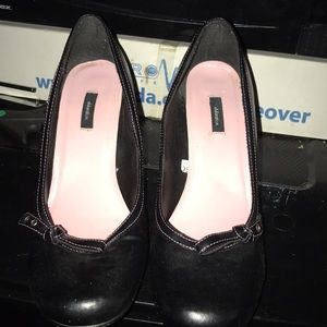 Faux leather Mary Janes
